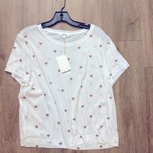 Cute splendid shirt with hearts. Never worn with tags.